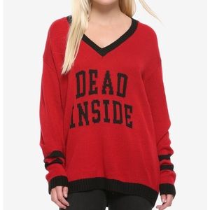 Dead Inside Goth Sweater